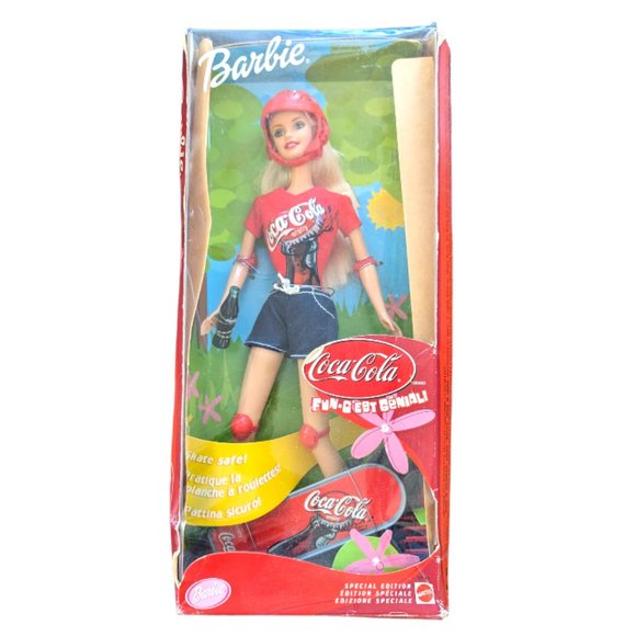 NEW - Vintage 2001 Collectible - Barbie Coca-Cola Special Edition - Picture 1 of 6